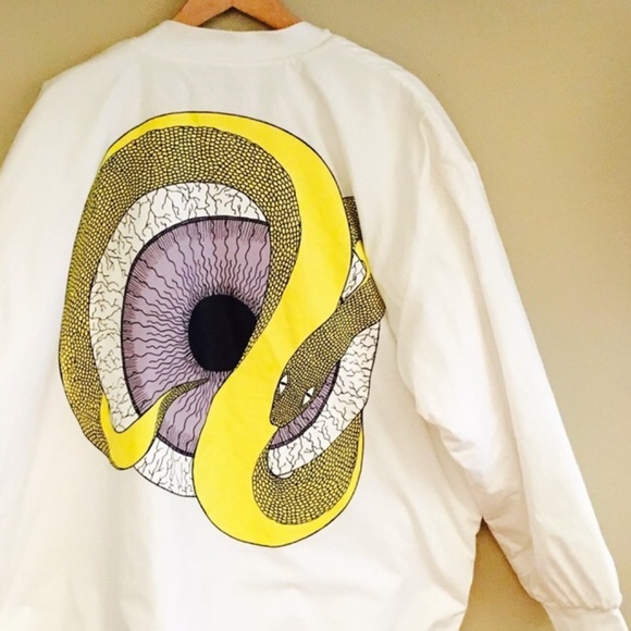 daniel palillo Jackets & Blazers - RARE Daniel Palillo Oversized Snake Quilted Jacket